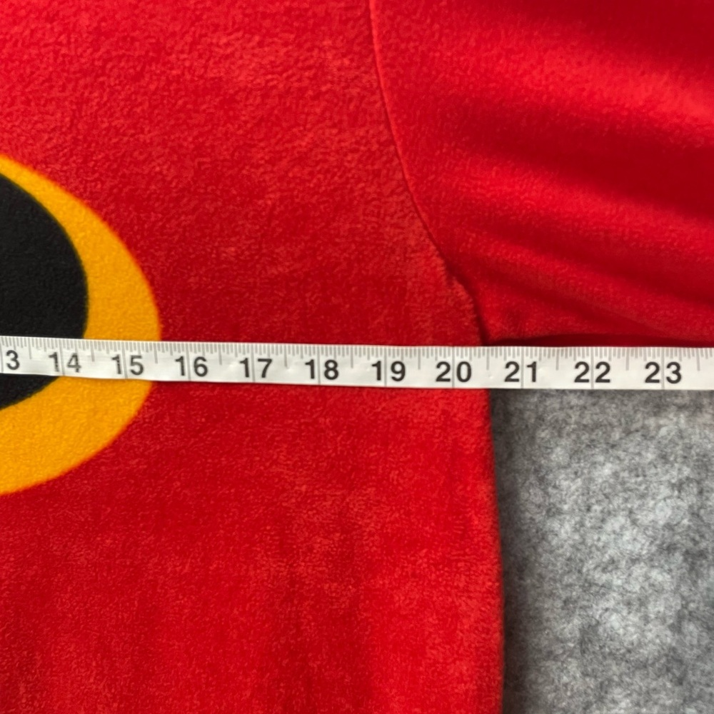 Disney Pixar Mr. Incredibles Union Suit One Piece Zip Fleece Pajamas Costume L - Picture 7 of 9
